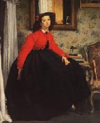 Portrait of Mlle.L.L(or Young Girl in Red Jacket)